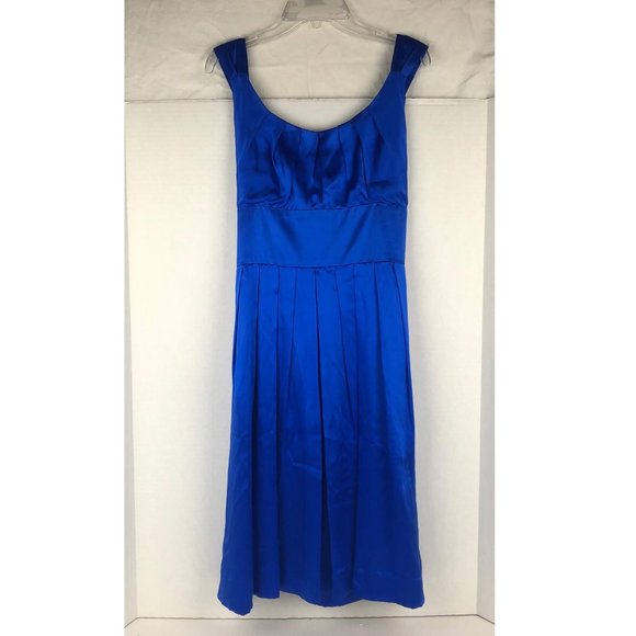 Maggy London Royal Blue Silk Formal Dress 💜HP! 💜 - Picture 1 of 3